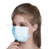 protective blue disposable respirator protective face mask with
